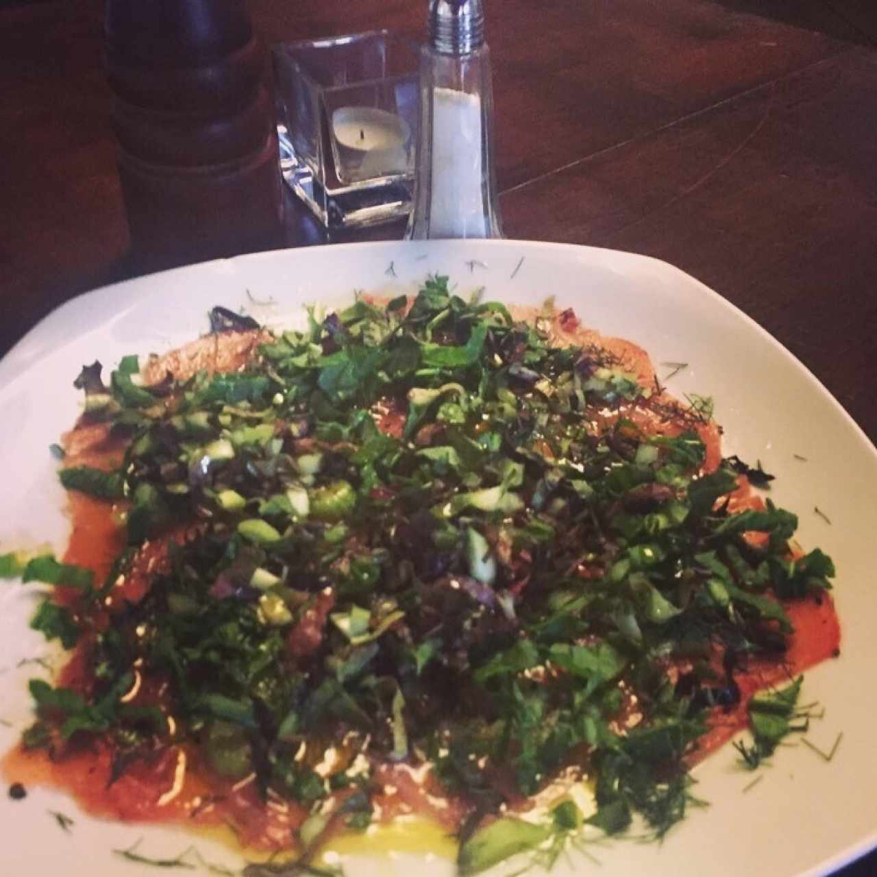 I Secondi - Carpaccio de Carne o Atún