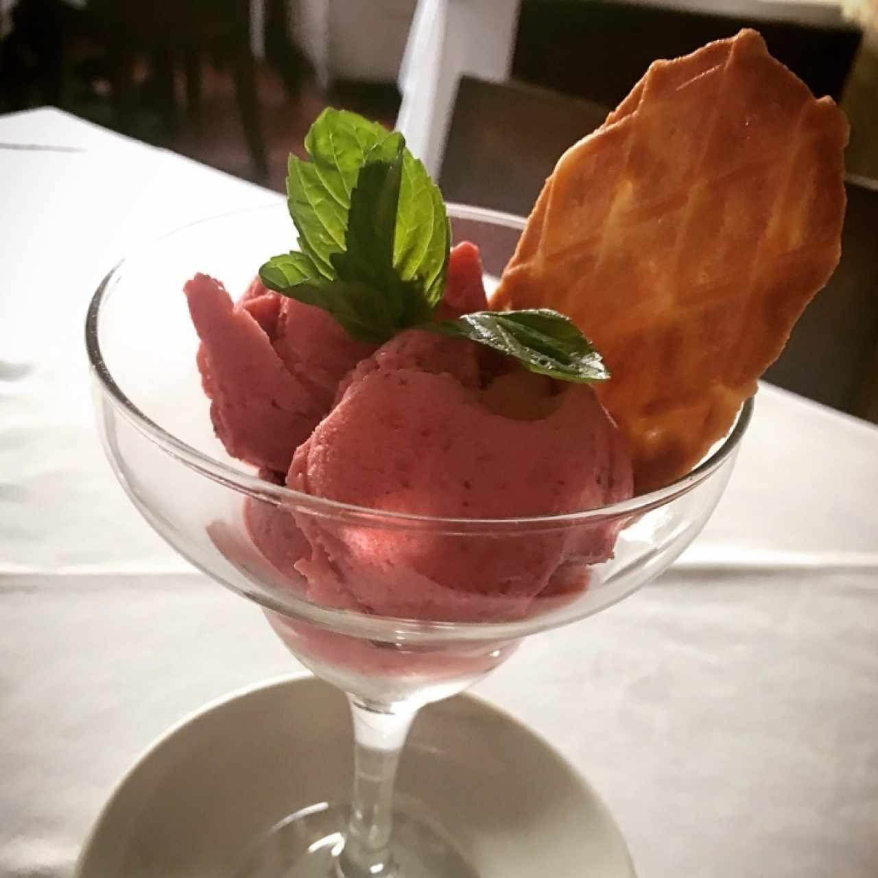sorbetto ai lamponi
