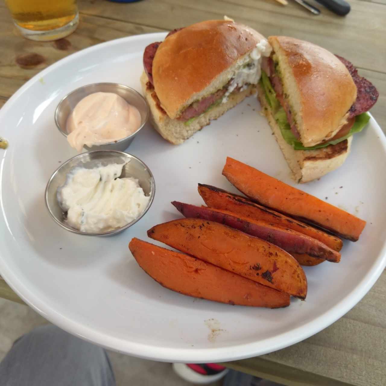 Pretzel de chorizo Alemán
