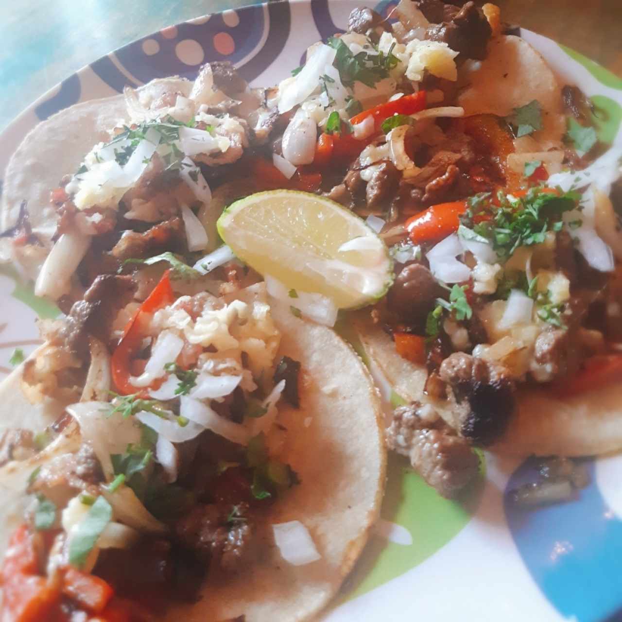 Pollo, Cerdo o Bistec