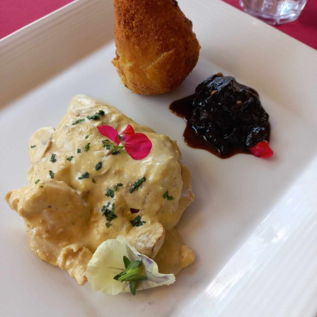 pollo con hongos 