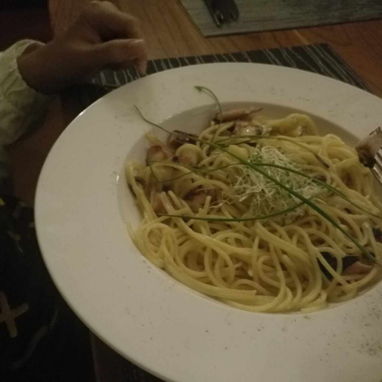 pasta con pulpo