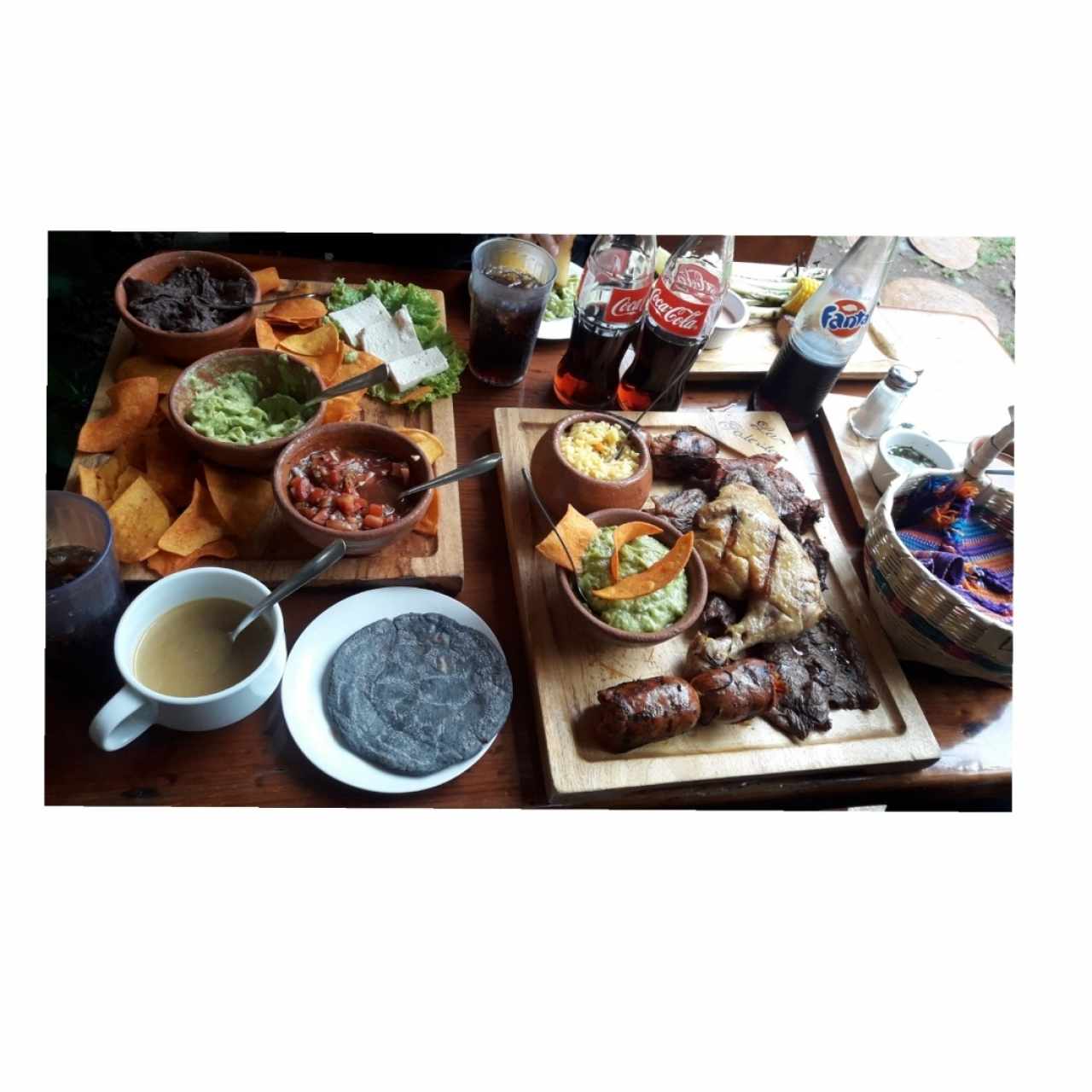 Nachos y parrillada para 2