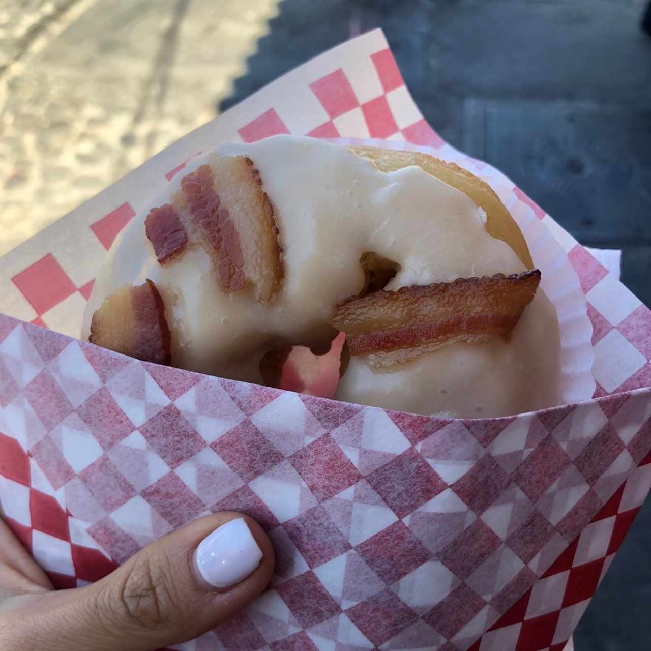 maple y tocino