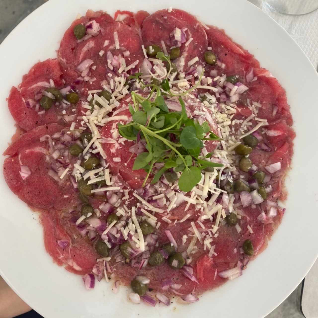 carpaccio de lomito