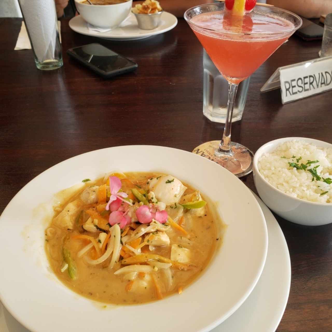 curry thai de pollo
