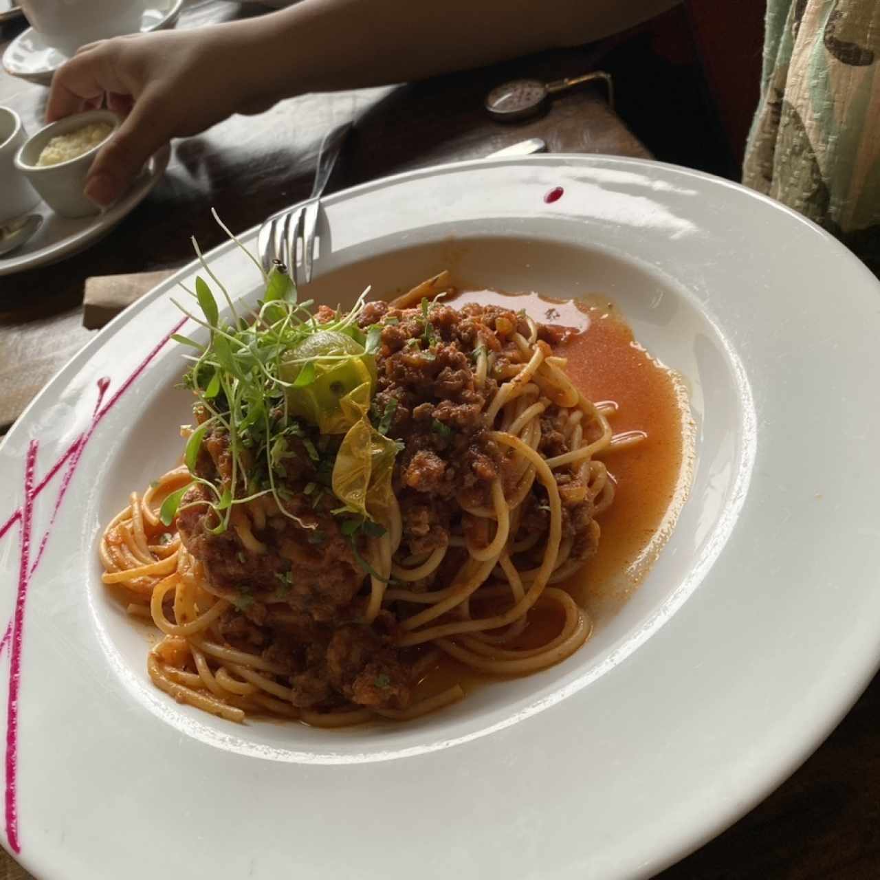 Pasta a la boloñesa 