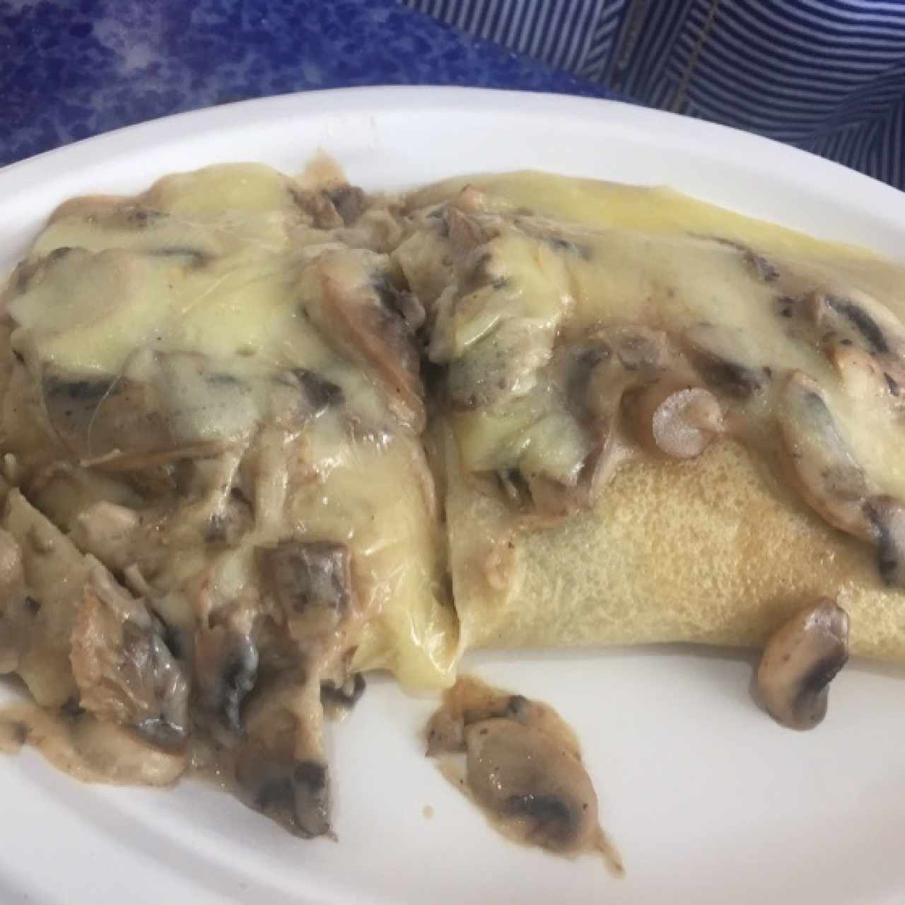 crepe de champiñones 