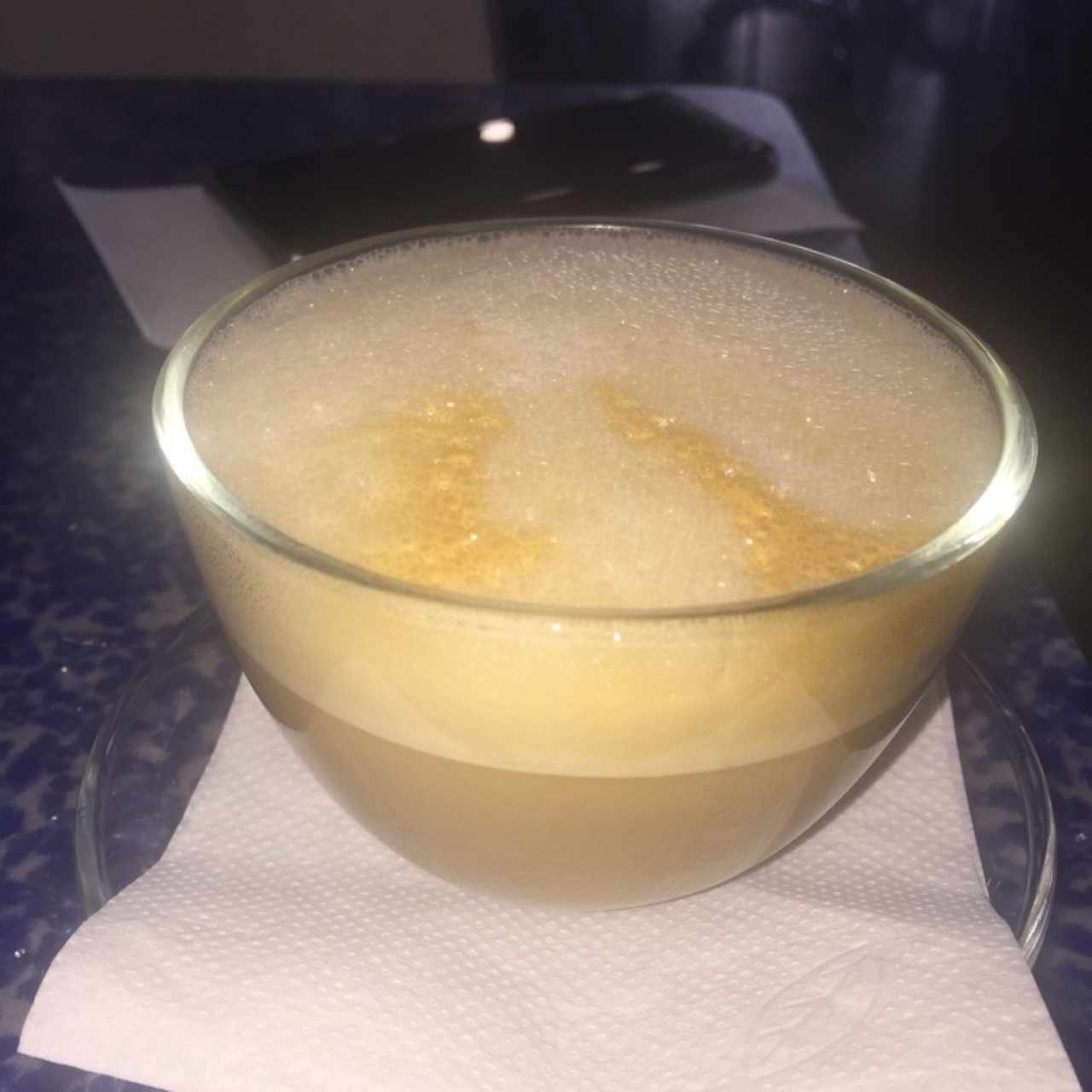 capuccino con leche de almendras