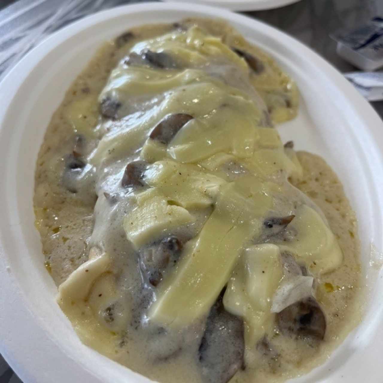 Creeps de champiñones y cebolla 10$
