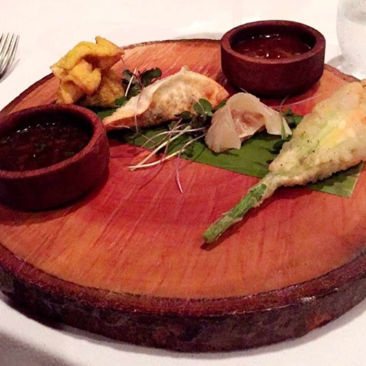 Plato degustación