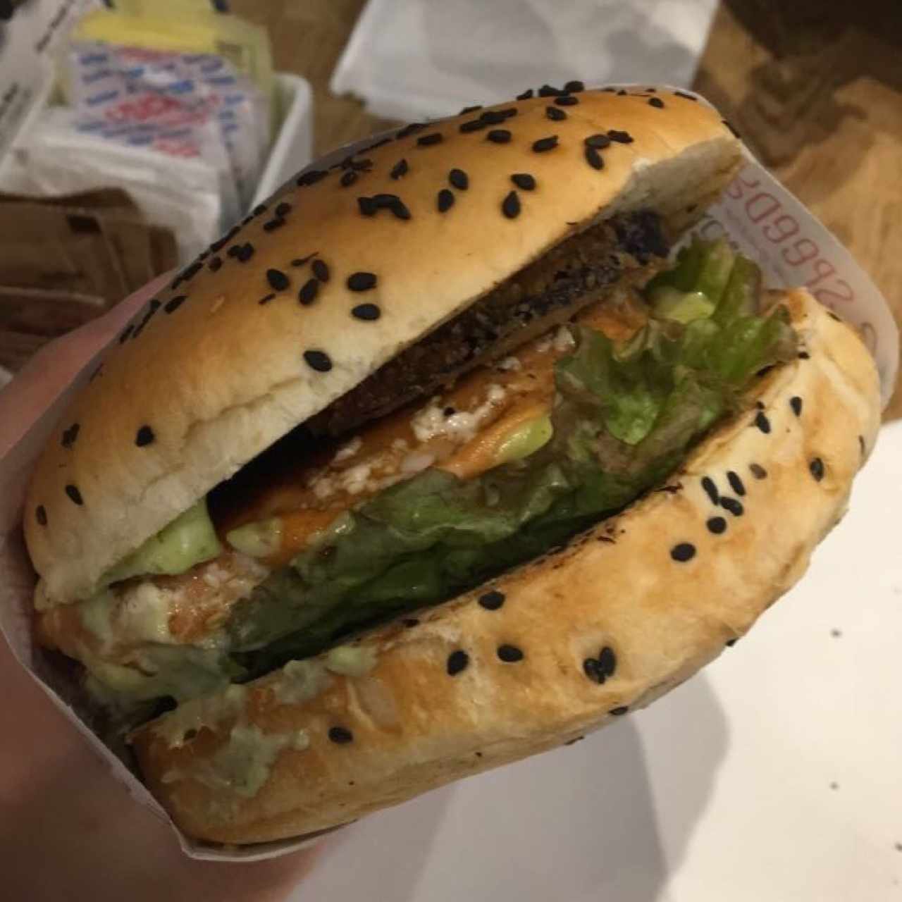 Hamburguesa de salmón Stefanos