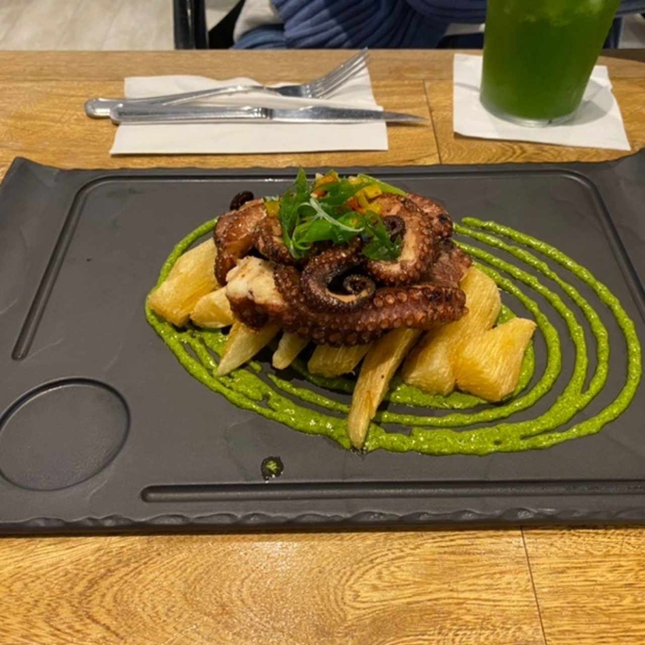 Pulpo con Yuca