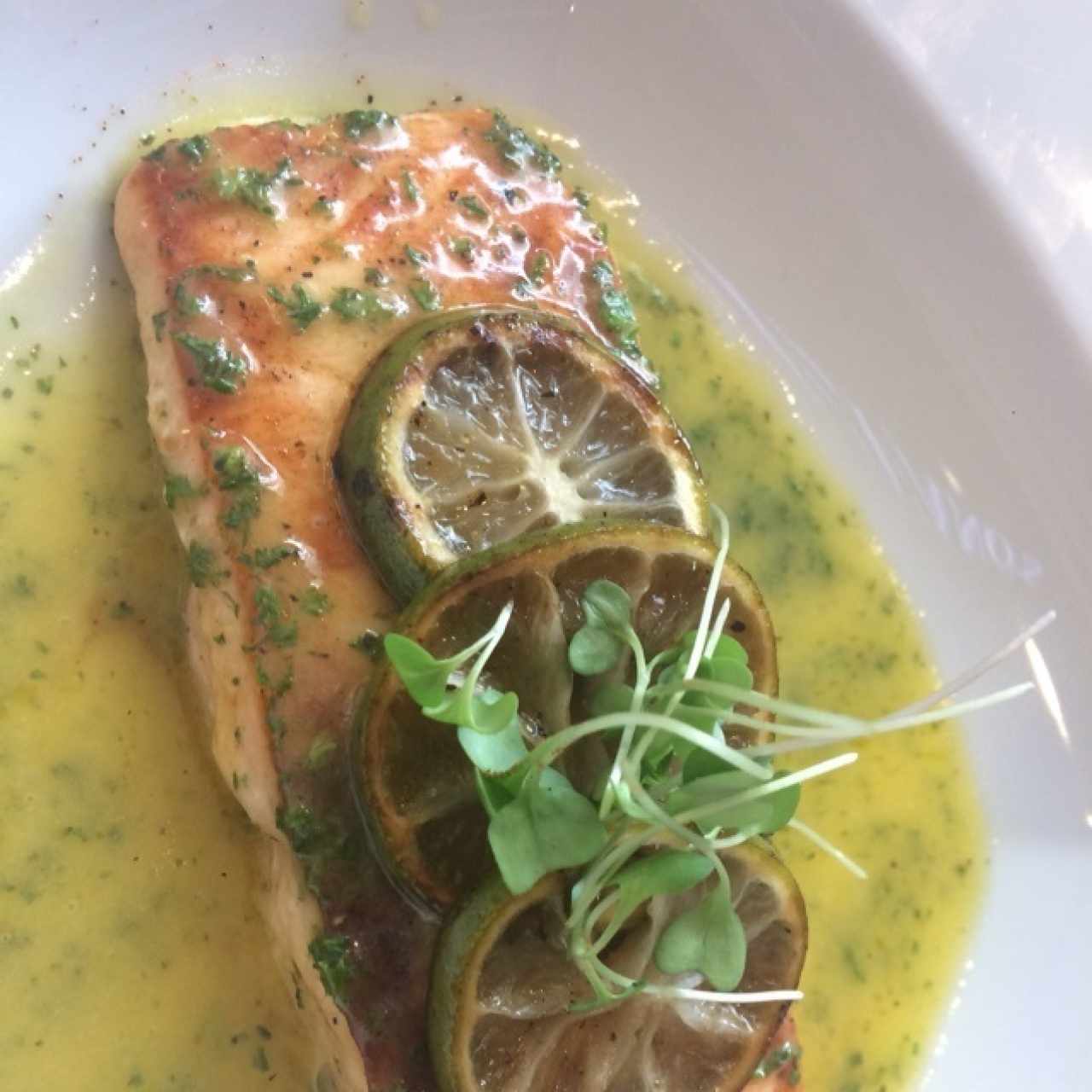 Salmón al limón