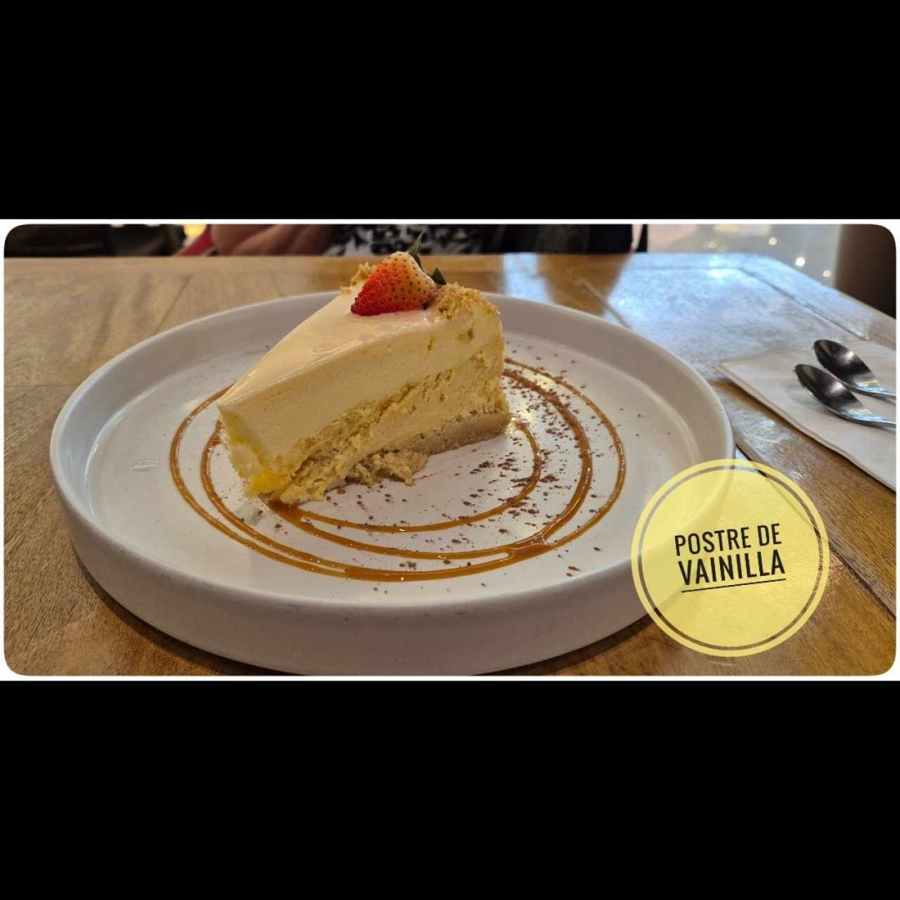 Postre de vainilla