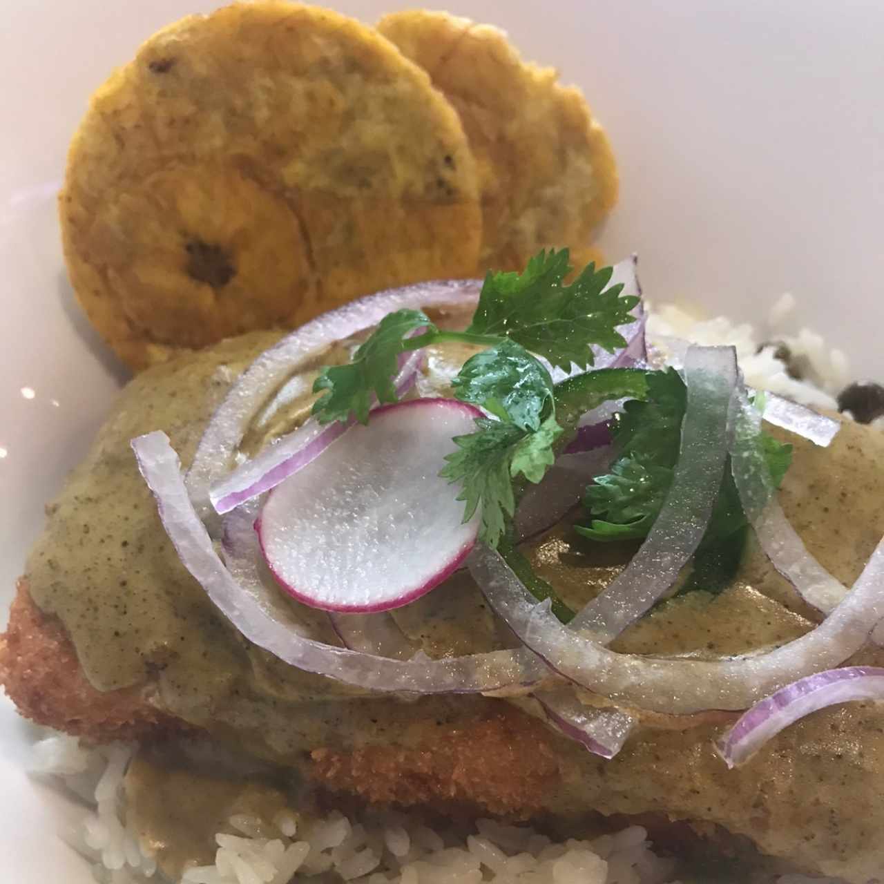 Pescado con coco y curry