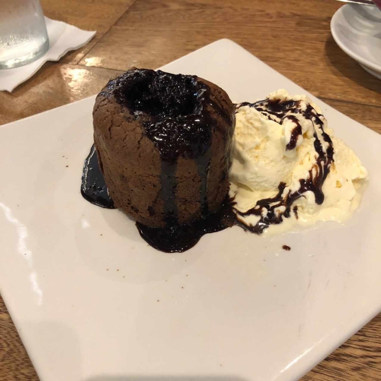 postré de chocolate