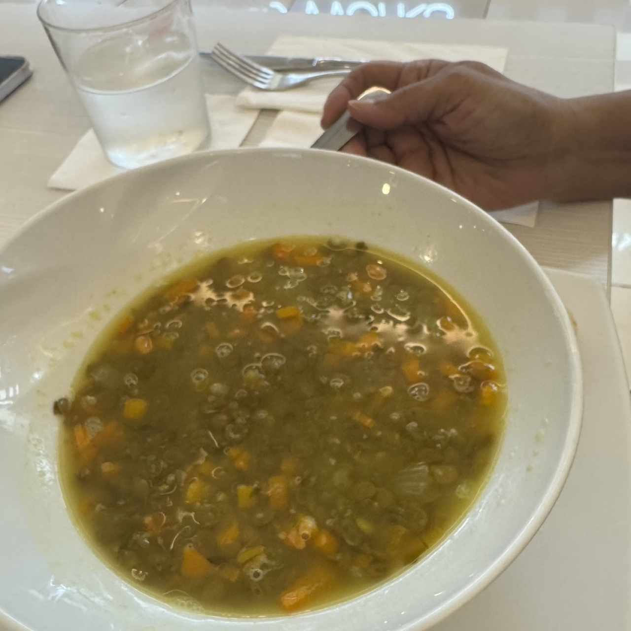 Sopas - Sopa de Lentejas