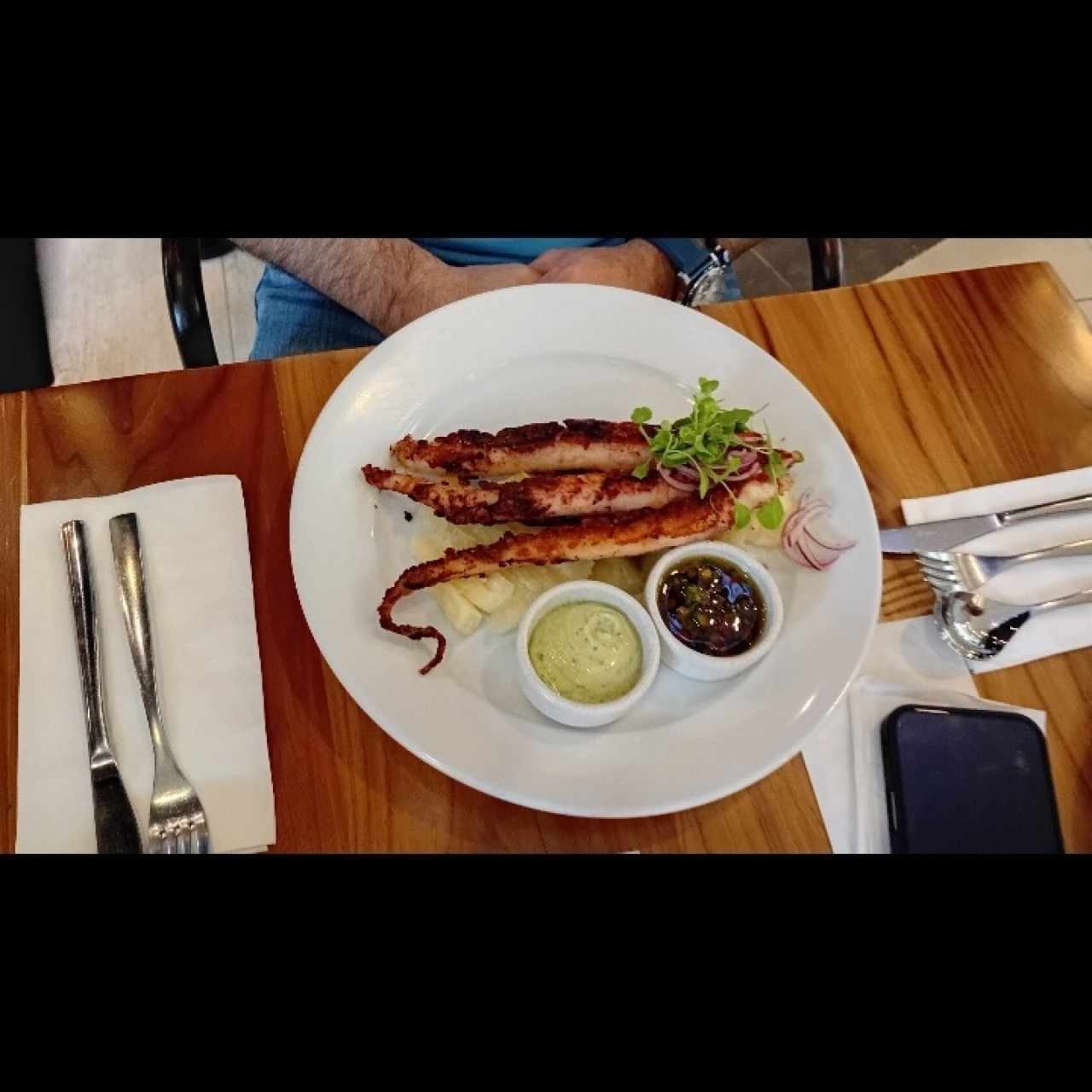 Entradas - Pulpo con Yuca