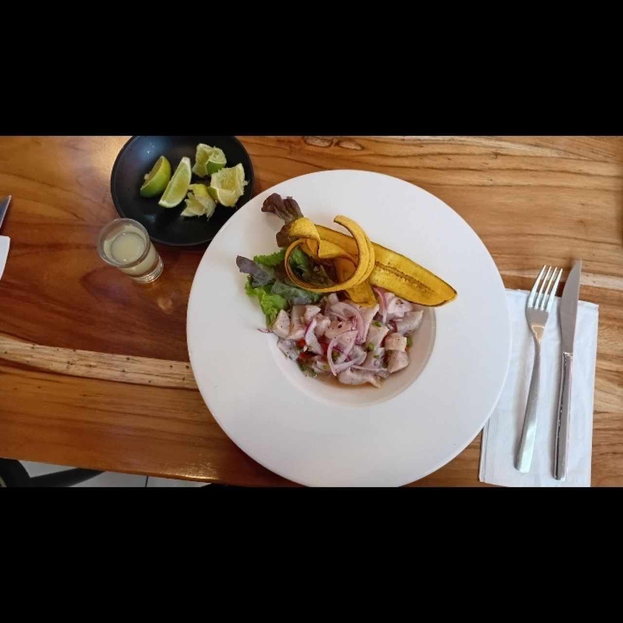 Entradas - Ceviche de Corvina