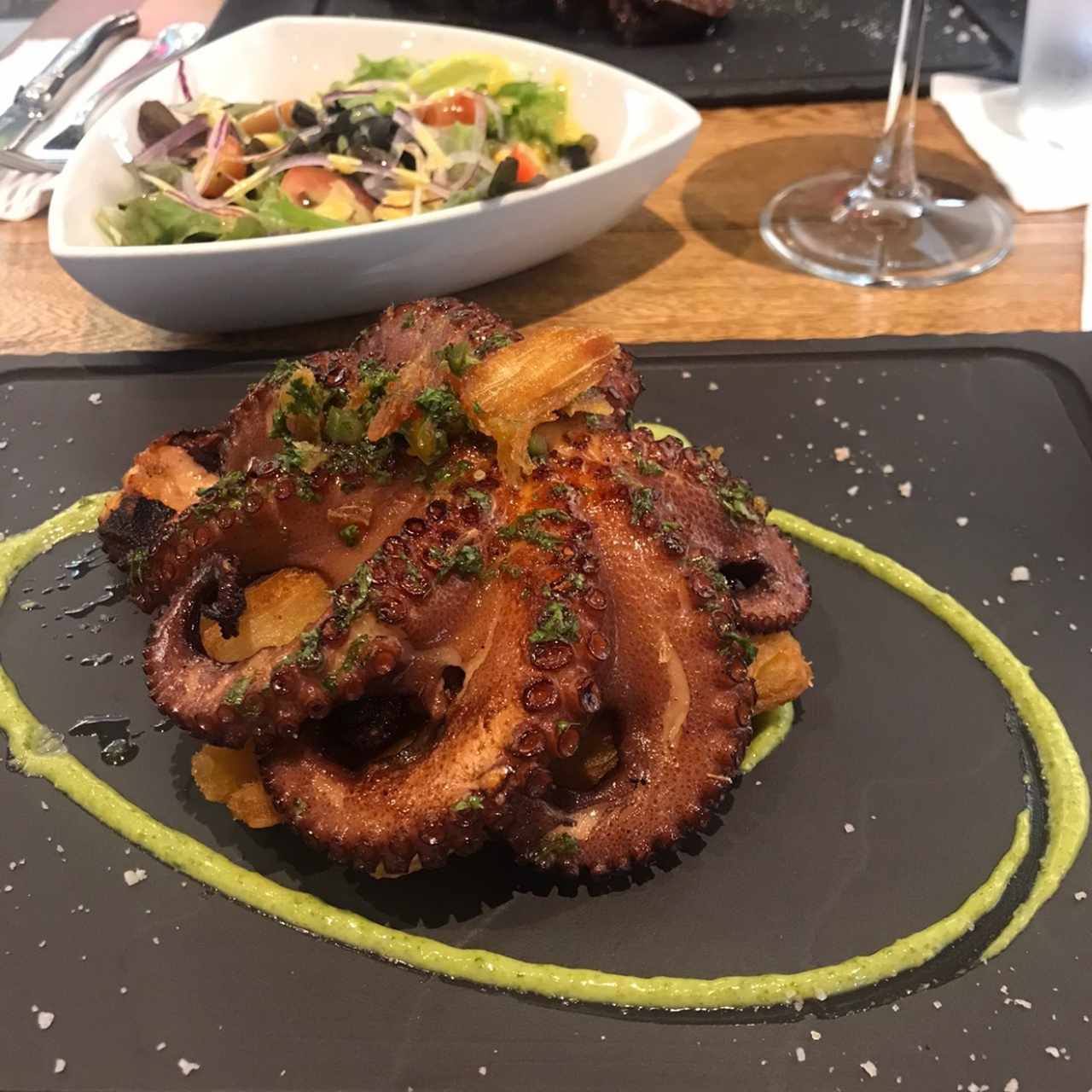 Pulpo con Yuca