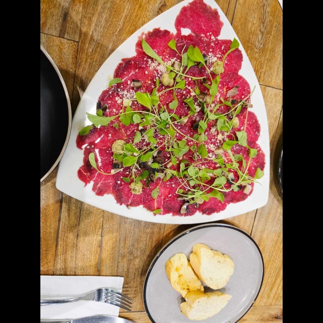 Entradas - Carpaccio de Res