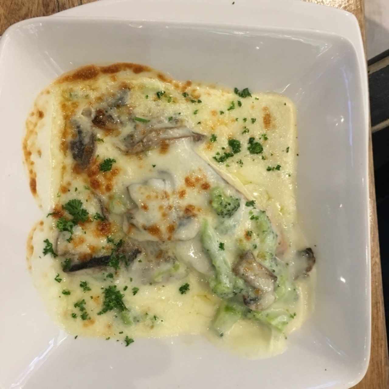 Salmon al graten