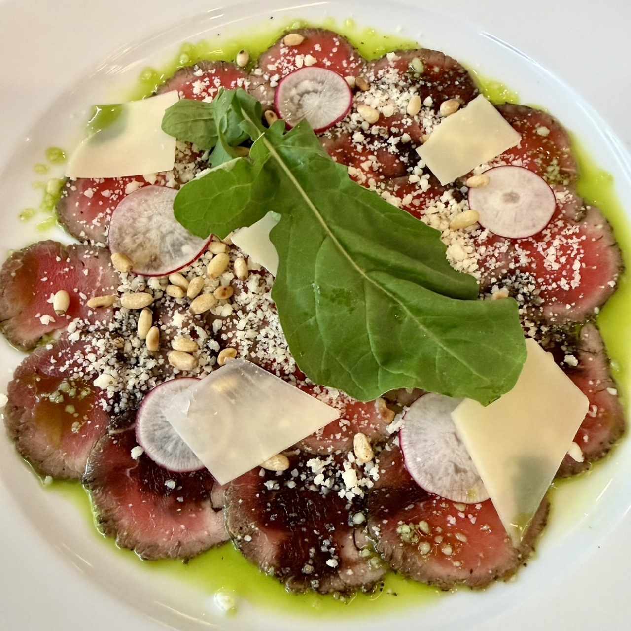 Entradas - Carpaccio de Res