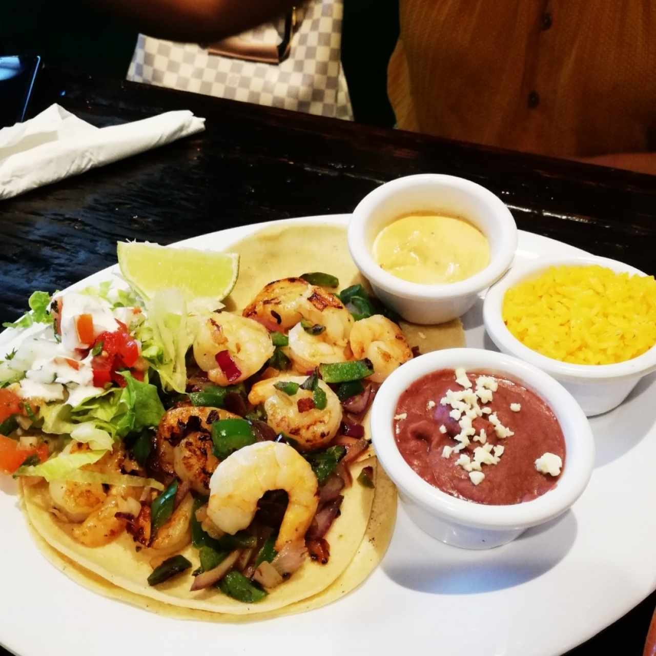tacos de camarón 🦐
