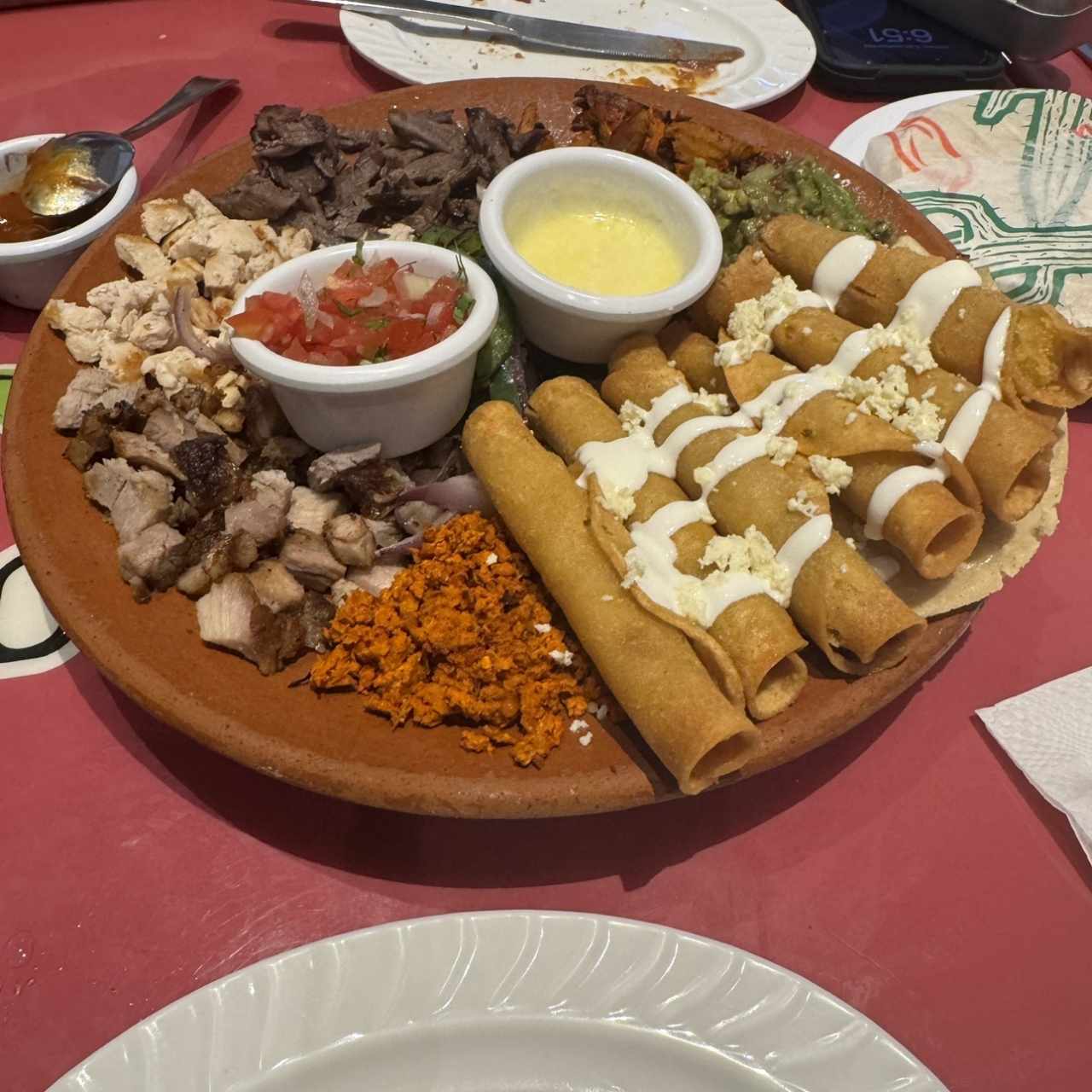 Para compartir - Bandeja Tacontento