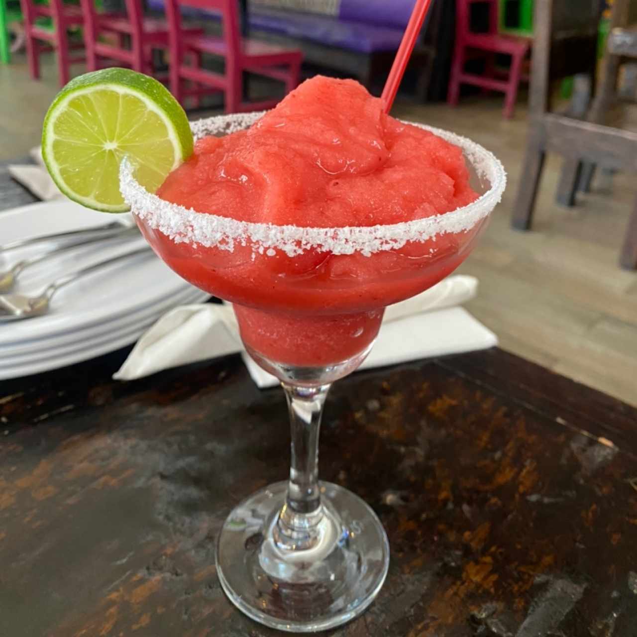 Margarita de fresa