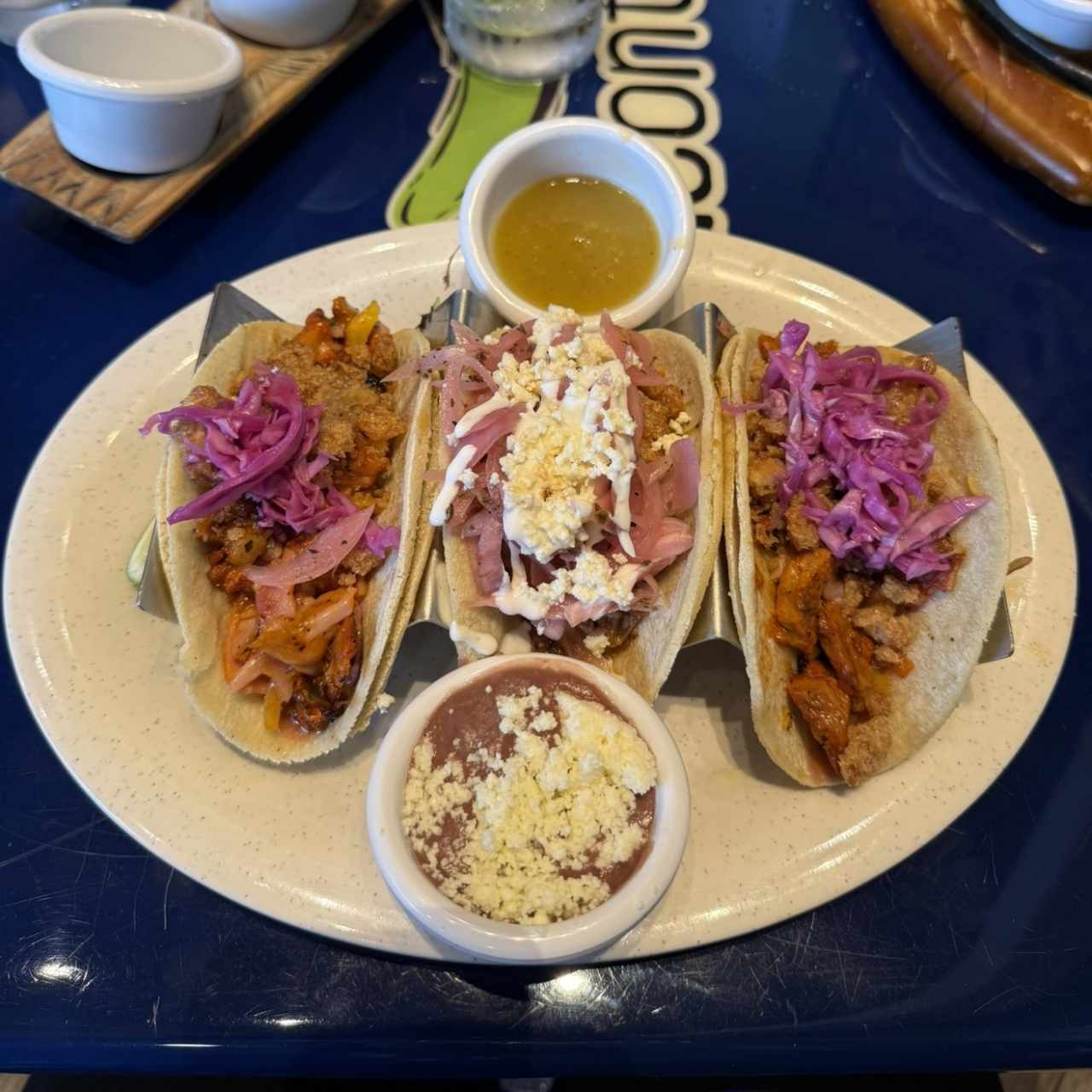 Tacos al pastor de Cochinita Pibil