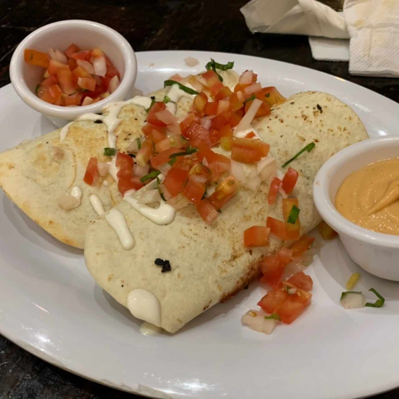 Burritos de pollo