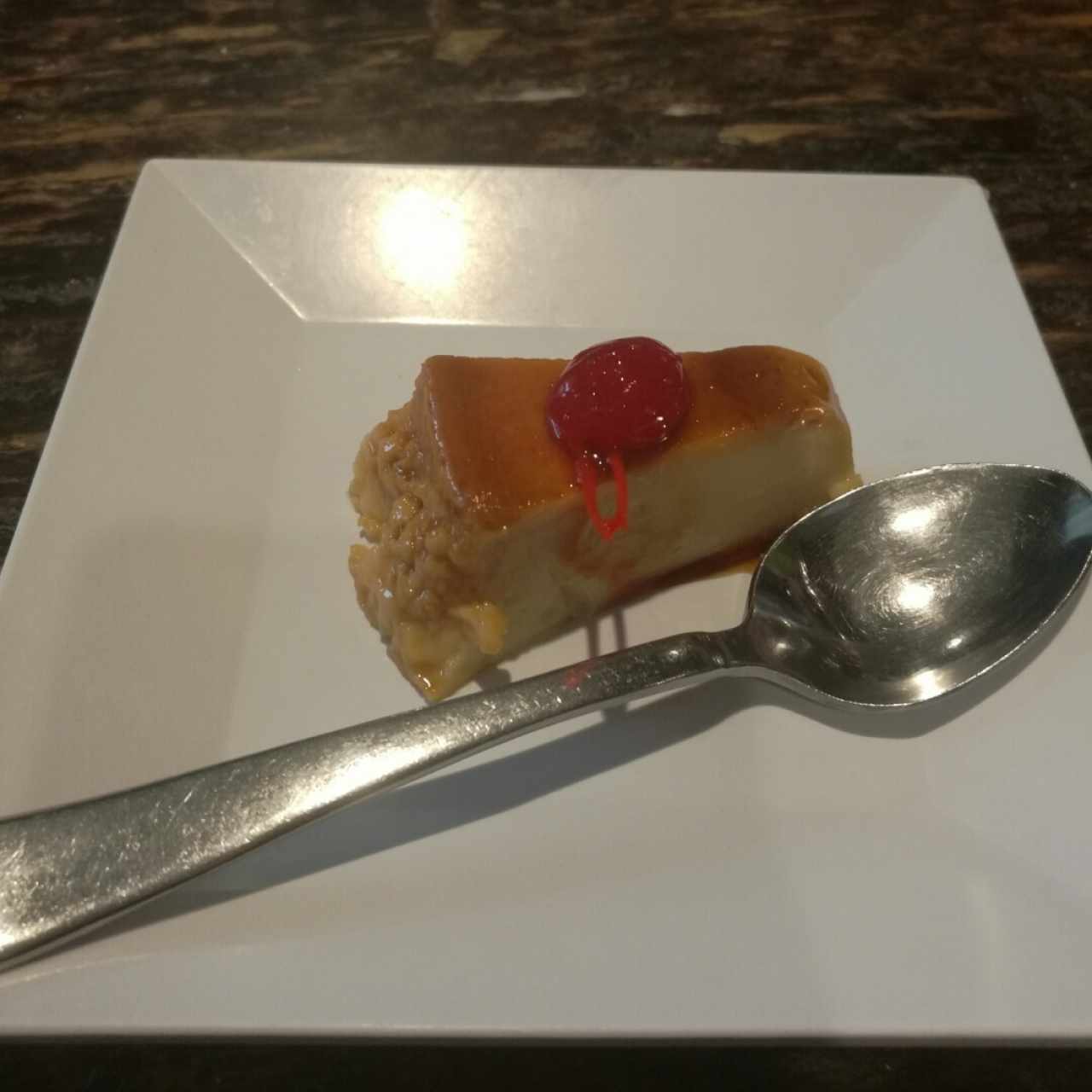 menú ejecutivo flan