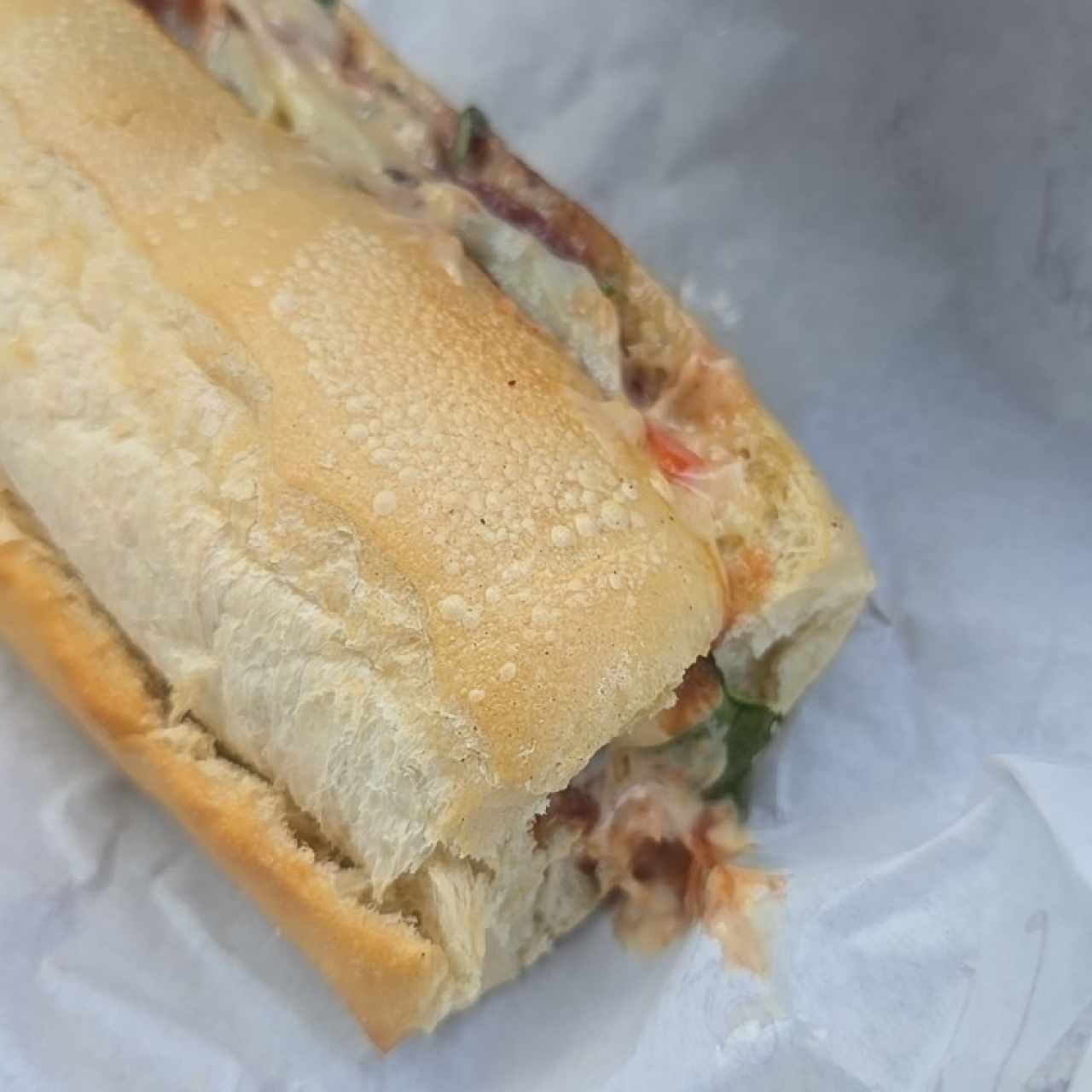 Emparedado de salami