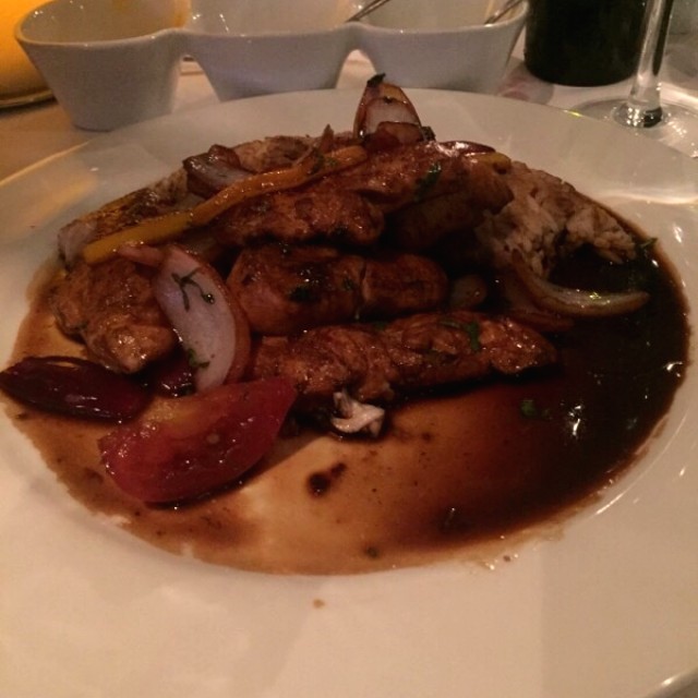 Pollo salteado