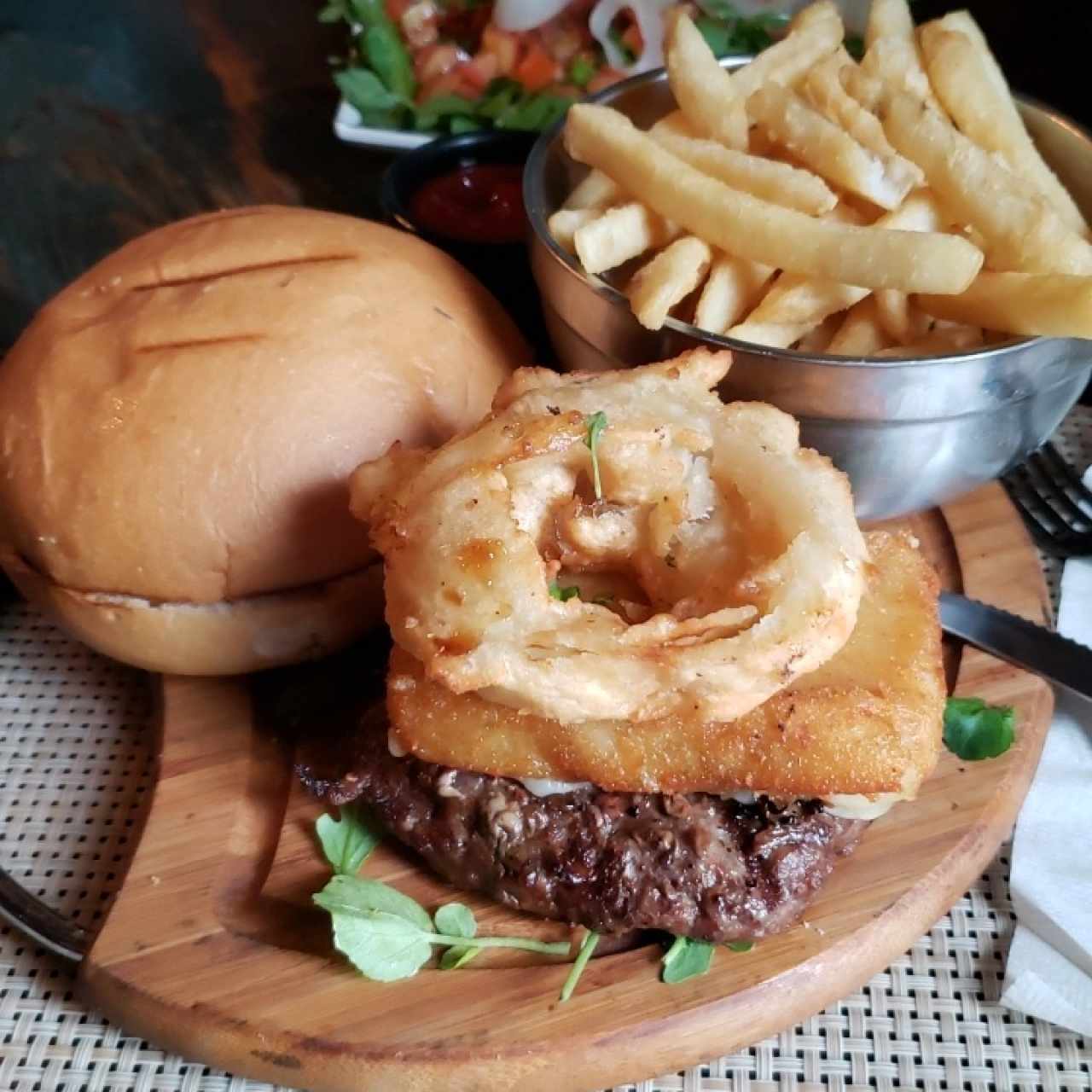 Orlys Burger Black Angus 7oz