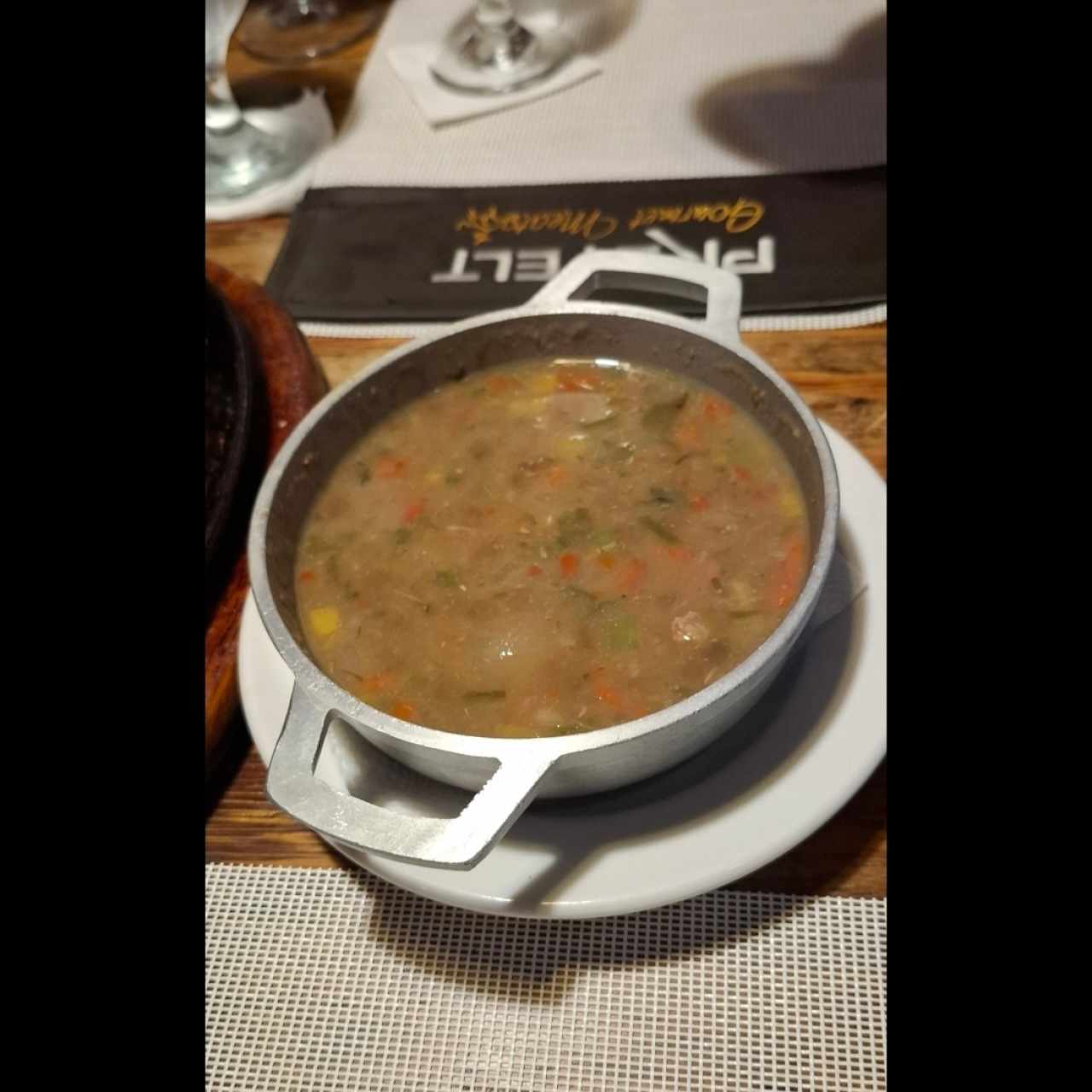 SOPA DE CARNE Y LENTEJAS