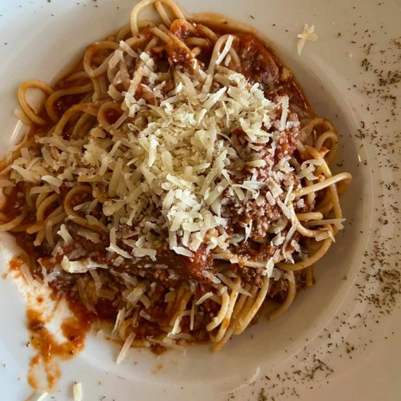 spaghetti a la boloñesa