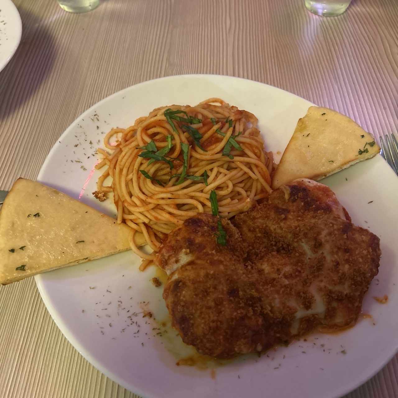 Pollo a la parmesana