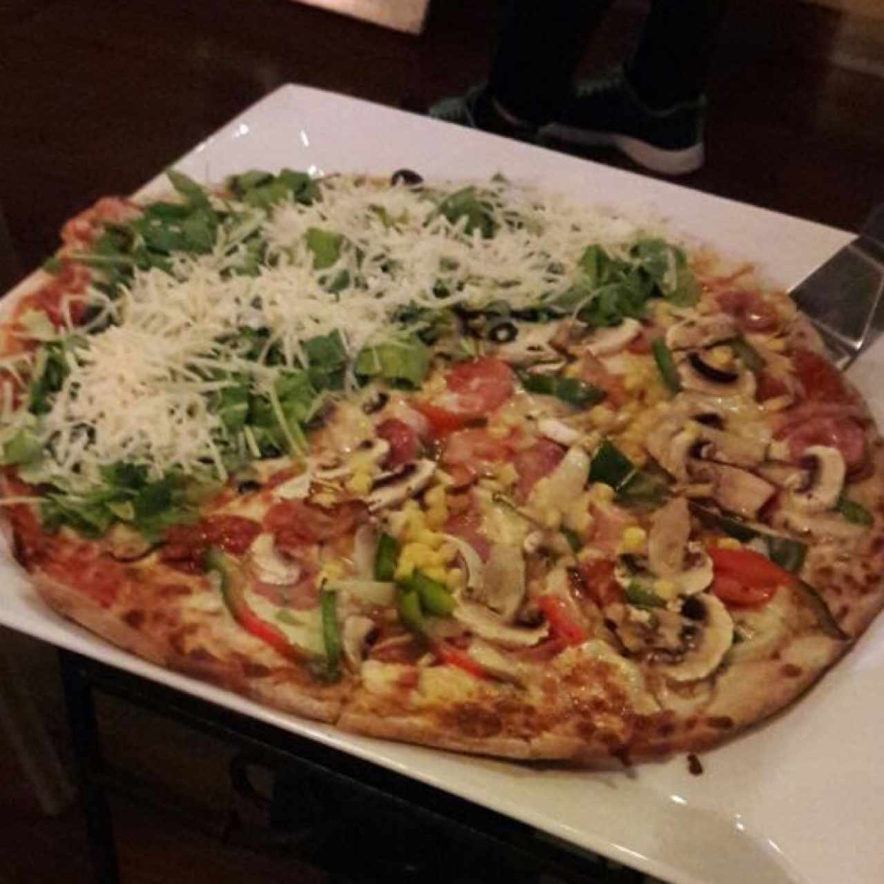 Pizza fusión - Rosa di palma