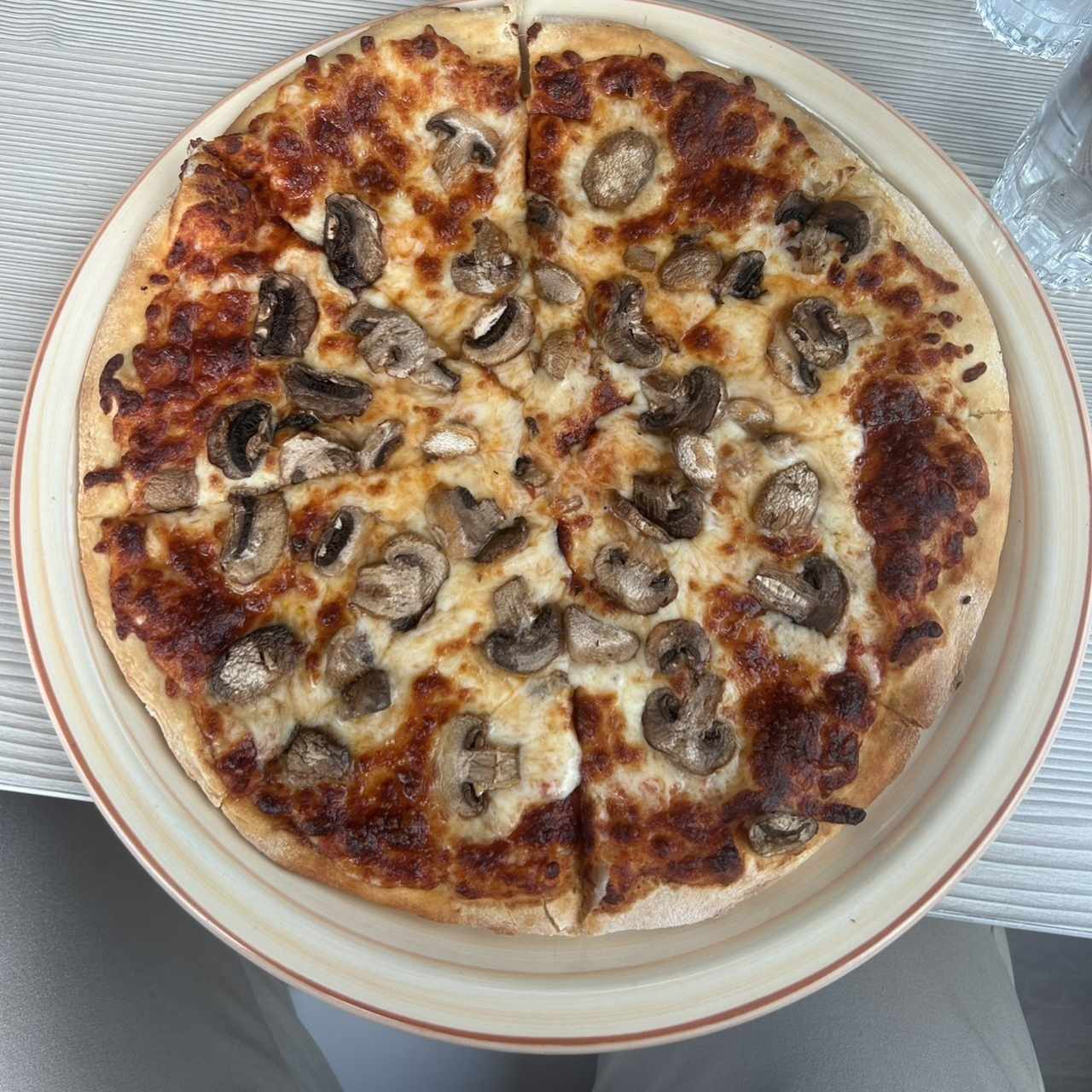 Pizza de Hongos