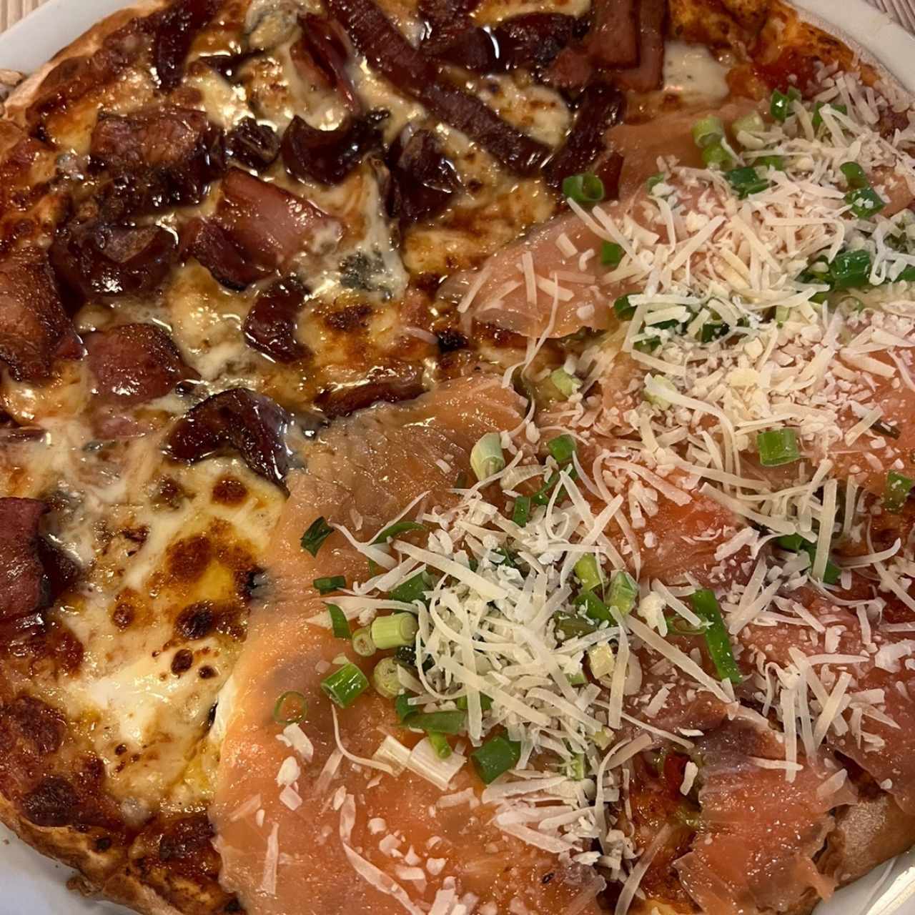 Pizza fusión - Sweet & crunch