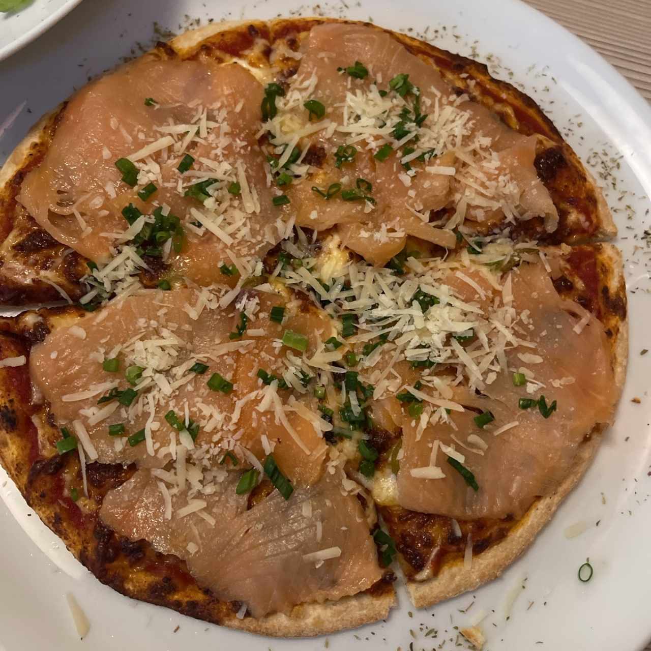 Pizza de Salmon Ahumado
