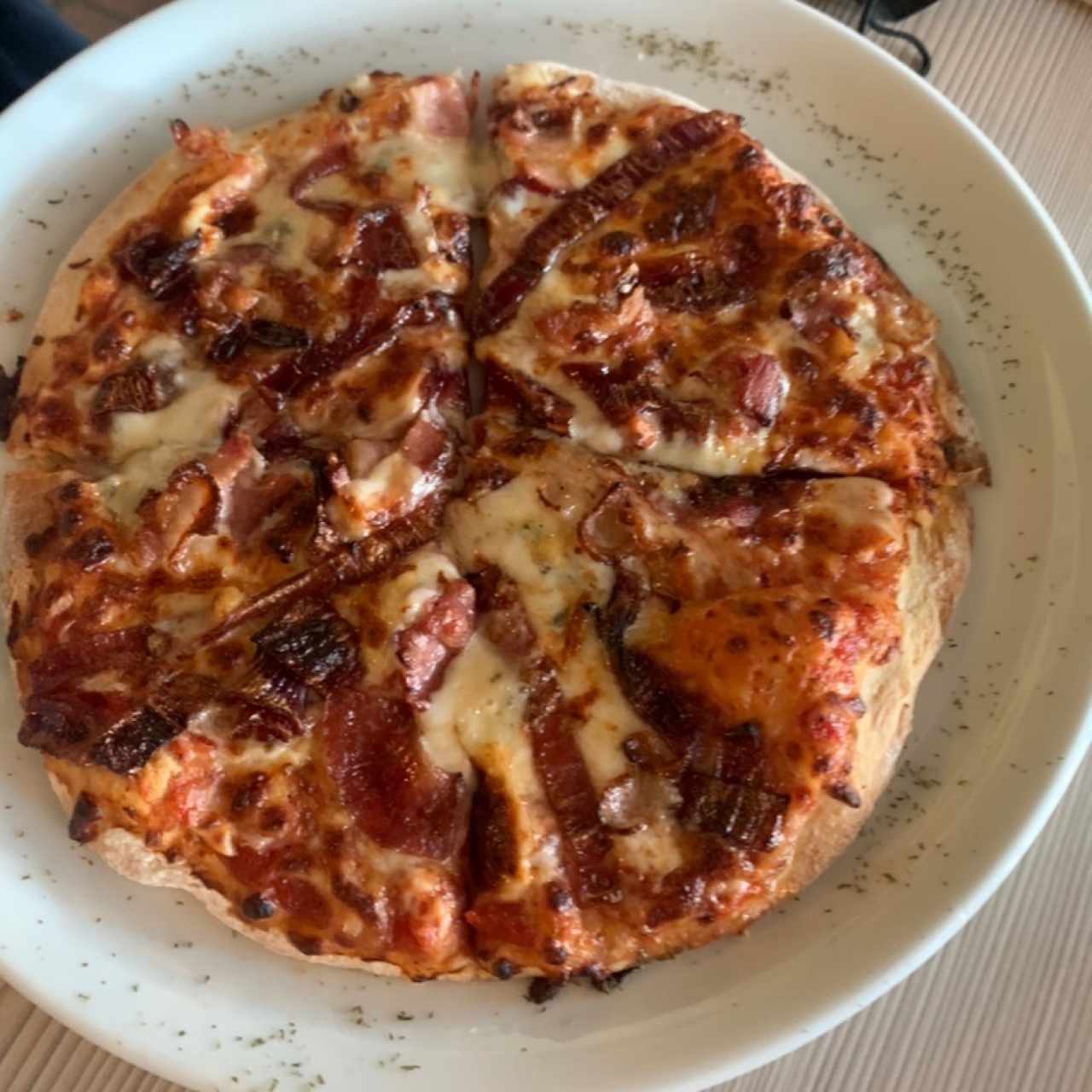 Pizza fusión - Sweet & crunch
