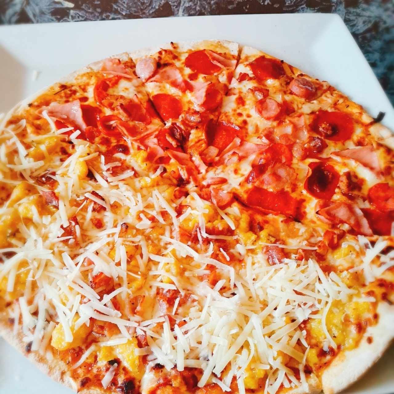 Pizza fusión - Dolce tentazione