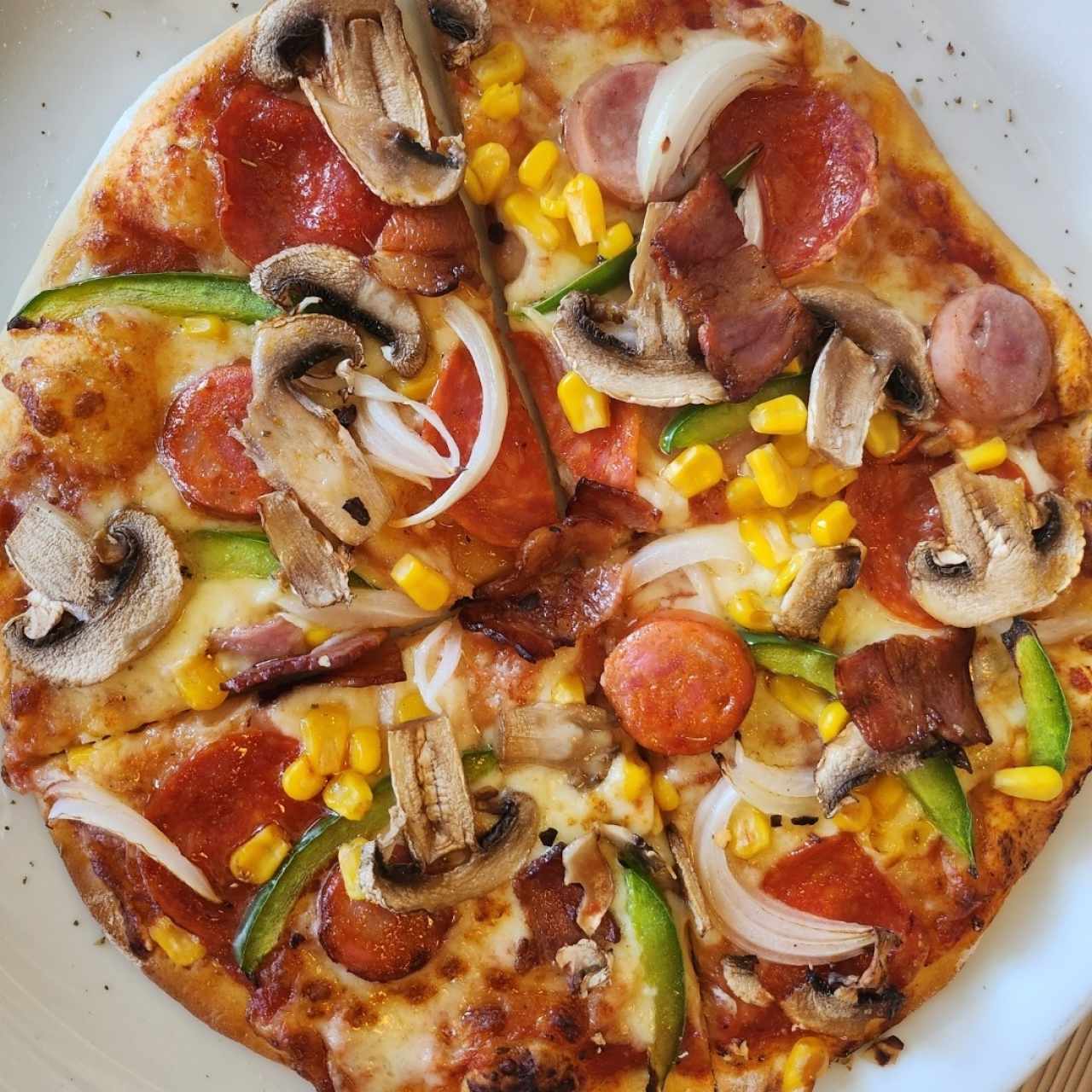 Pizza fusión - Veggies