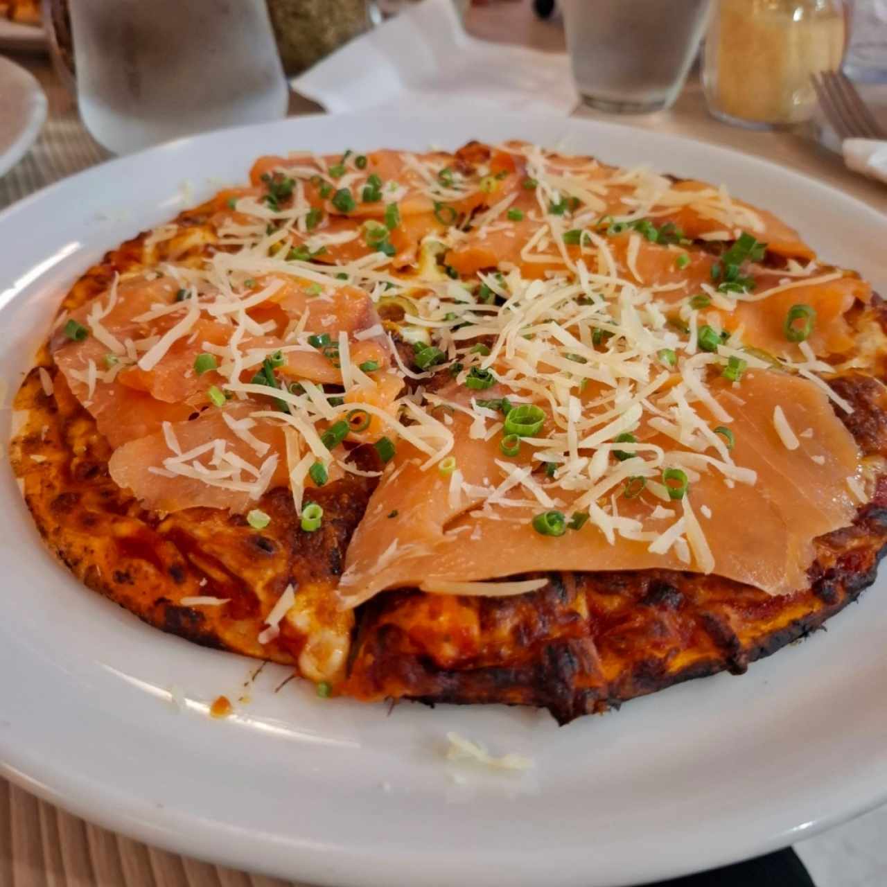 Pizza de Salmon Ahumado