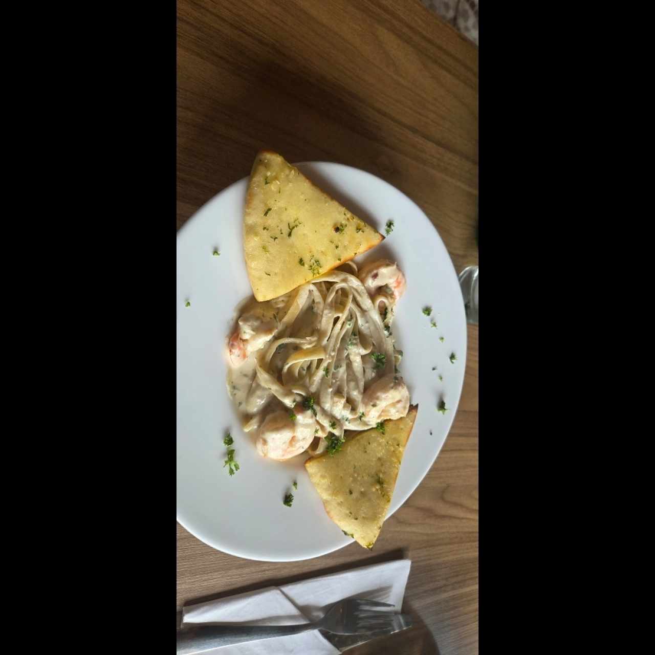 Camarones a la Crema