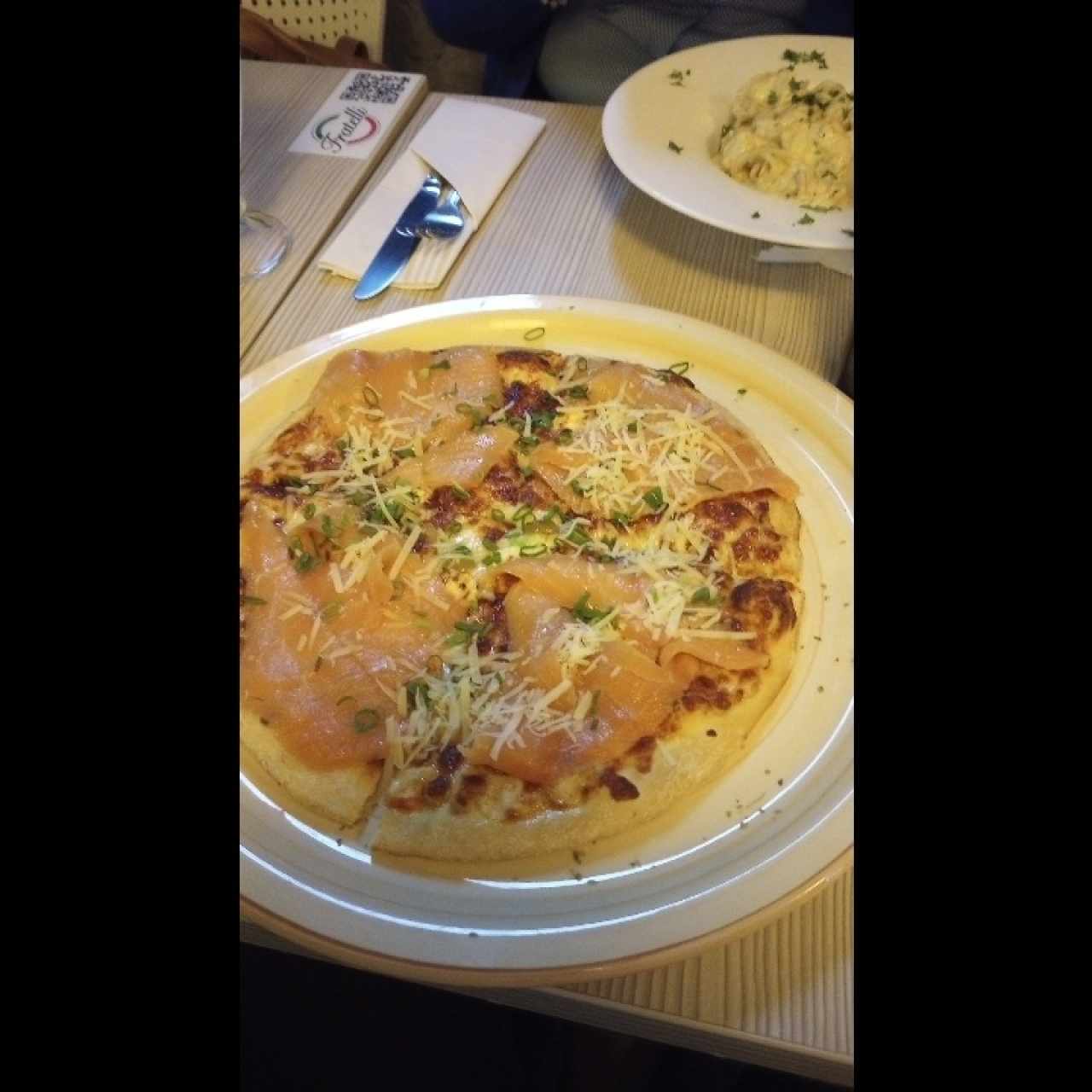 Pizza de Salmon Ahumado